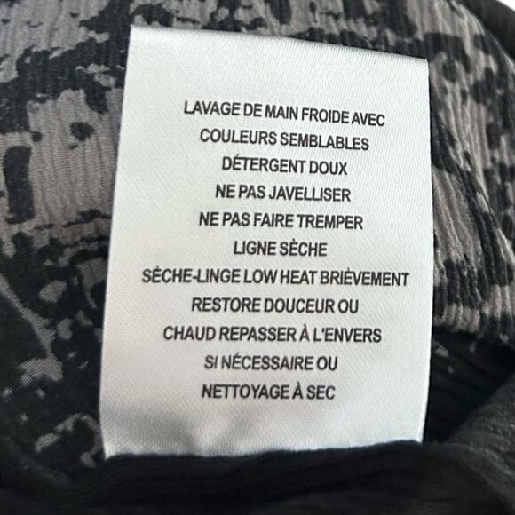 Go by Go Silk Make A Statement Sheath Dress Women’s Small Black Vortex Print - Picture 7 of 7